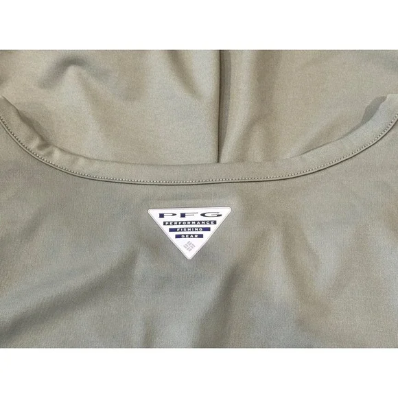 NWT Columbia PFG Dress Olive Green XXL Omni-Freeze UPF 50 Sleeveless Vacation - Picture 7 of 9